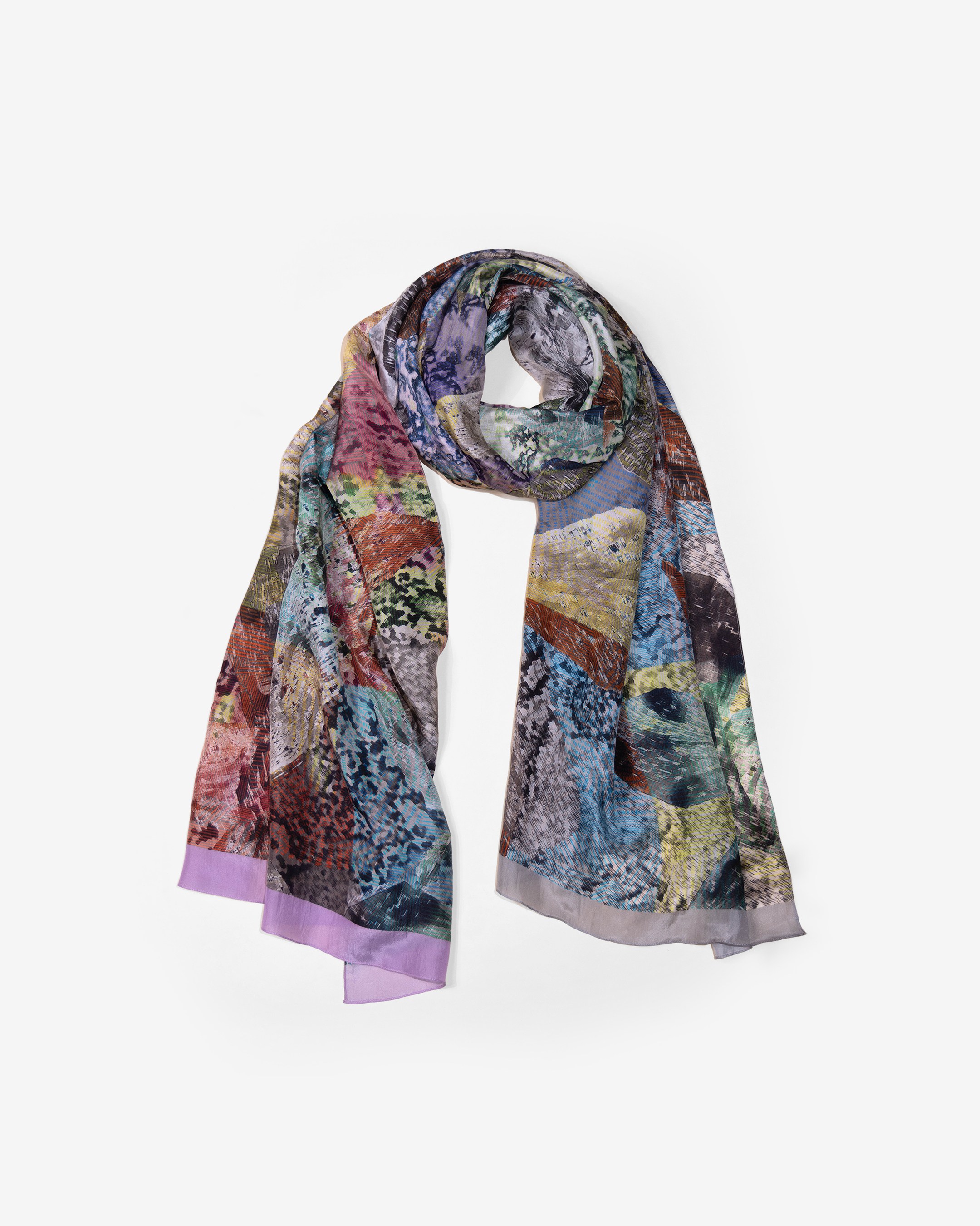 Harmony Hues Silk Scarf