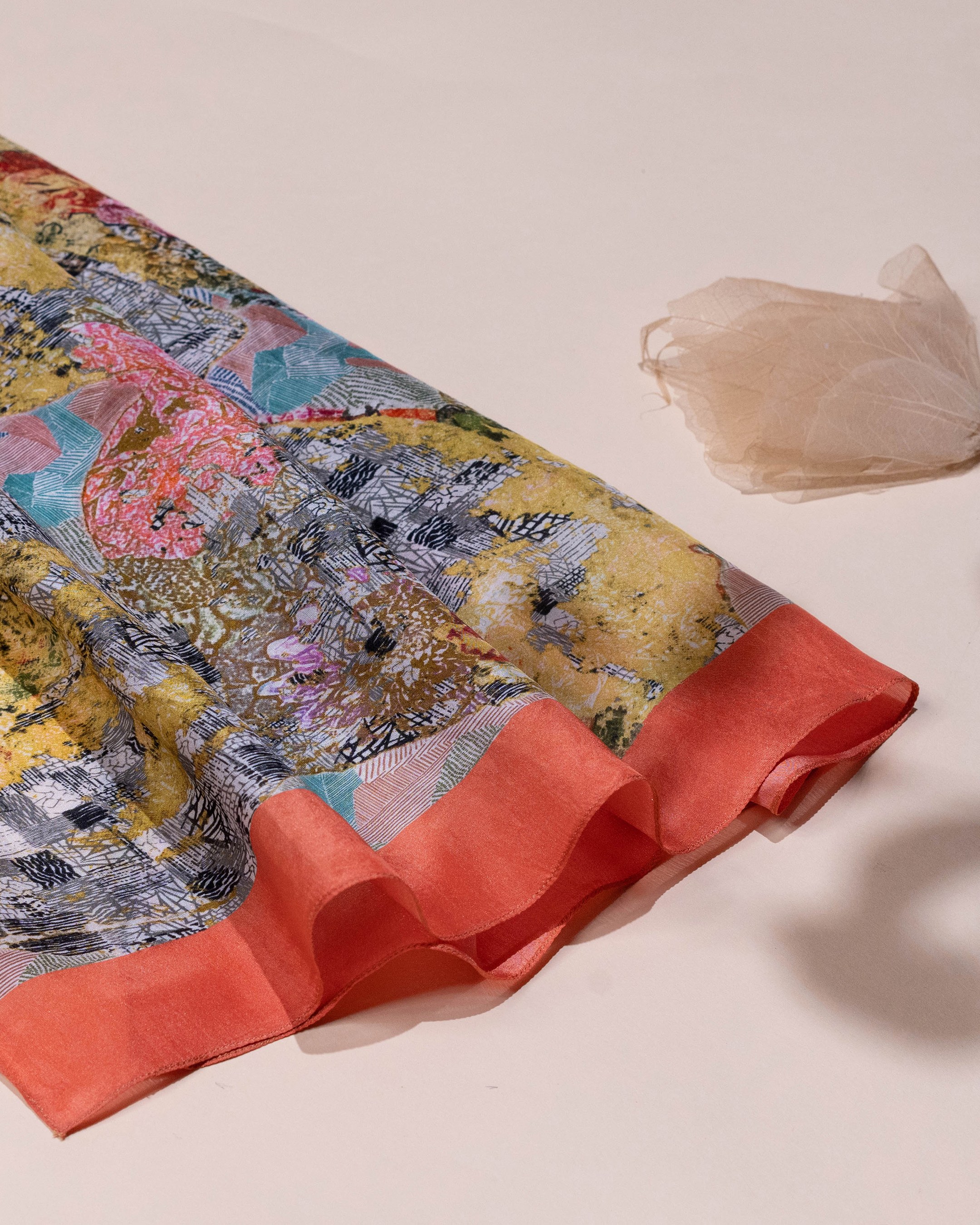 Floral Radiance Silk Scarf