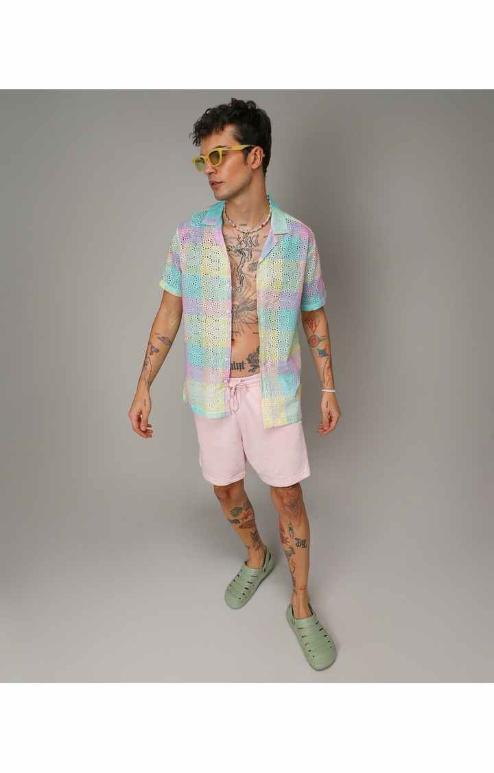 Men's Multicolor Printed Casual Shirts