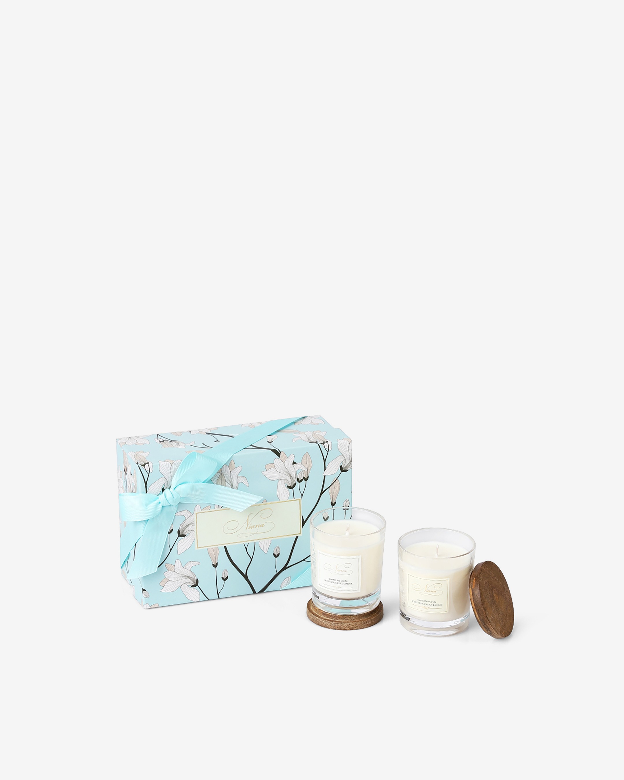 Signature Candle Duo- Honeysuckle Jasmine & Mediterranean Breeze