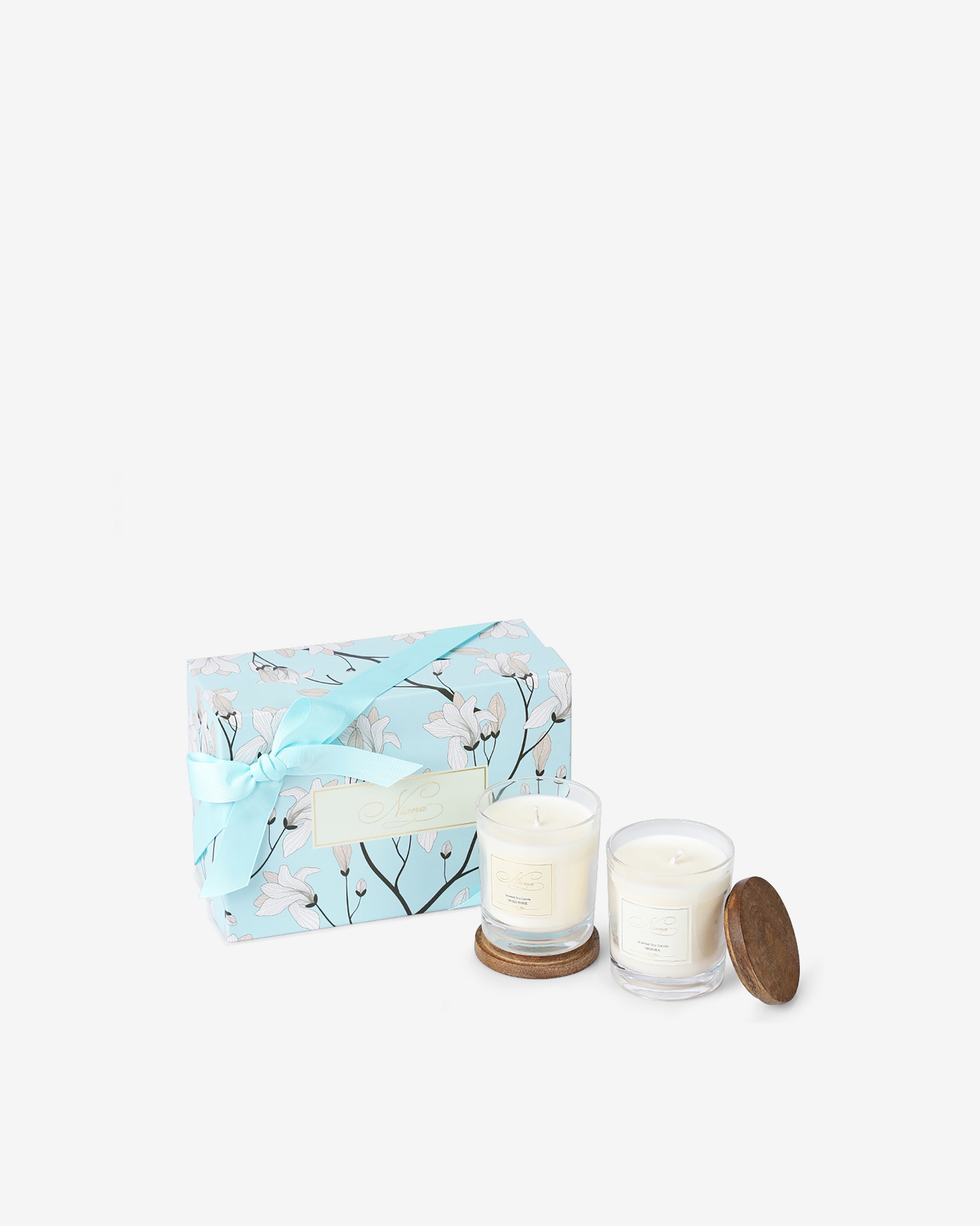 Signature Candle Duo- Mogra & Wild Rose