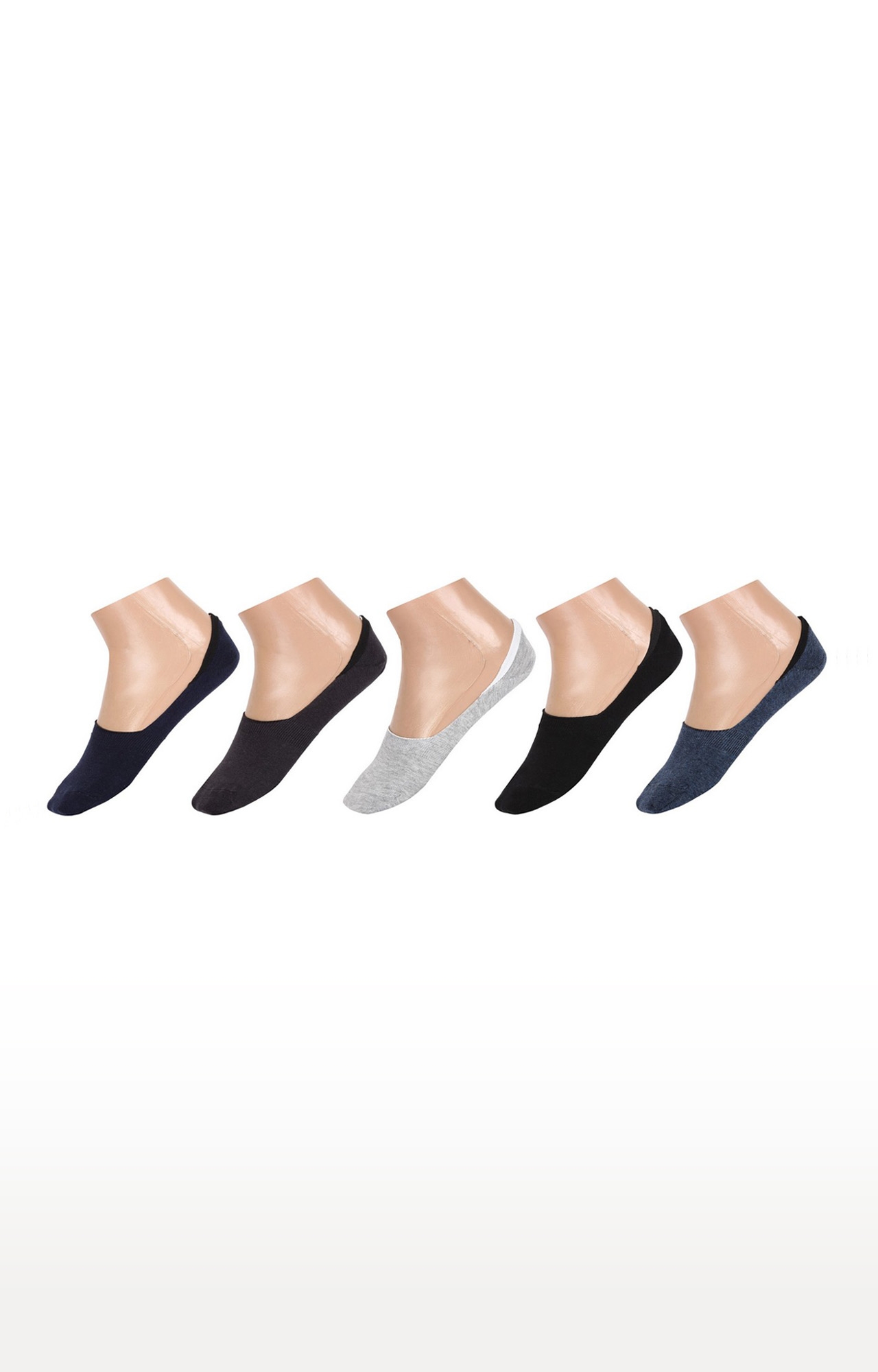 SIDEWOK | SIDEWOK Men Cotton Multicolour Socks - Pack of 5 0