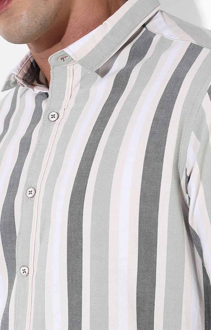 Men's Multi Striped Casual Shirts