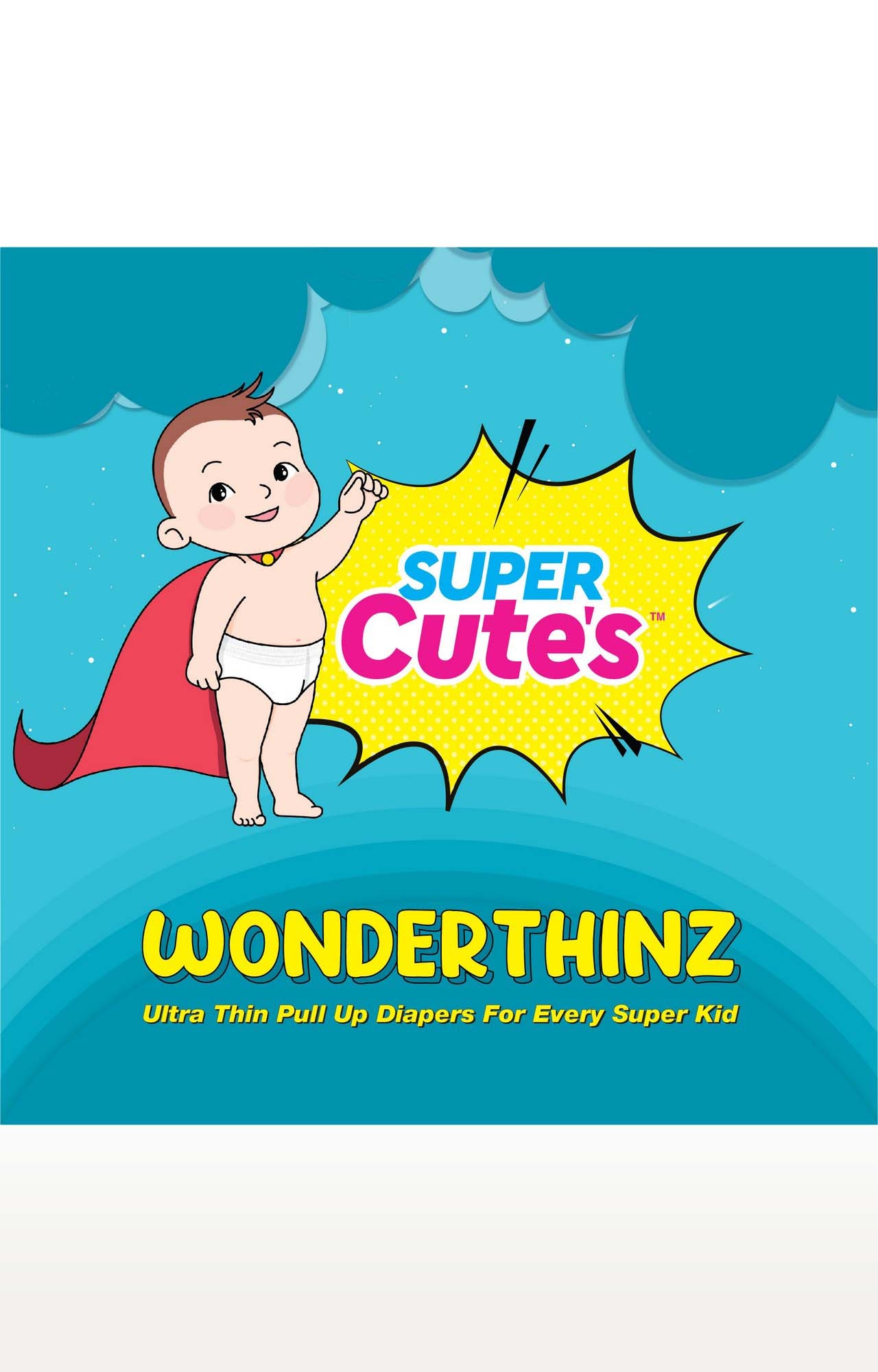 Super Cute's | Super Cute's Wonderthinz Diaper - Medium (5-8 Kg) - 29 Pieces (Combo Of 3) 8