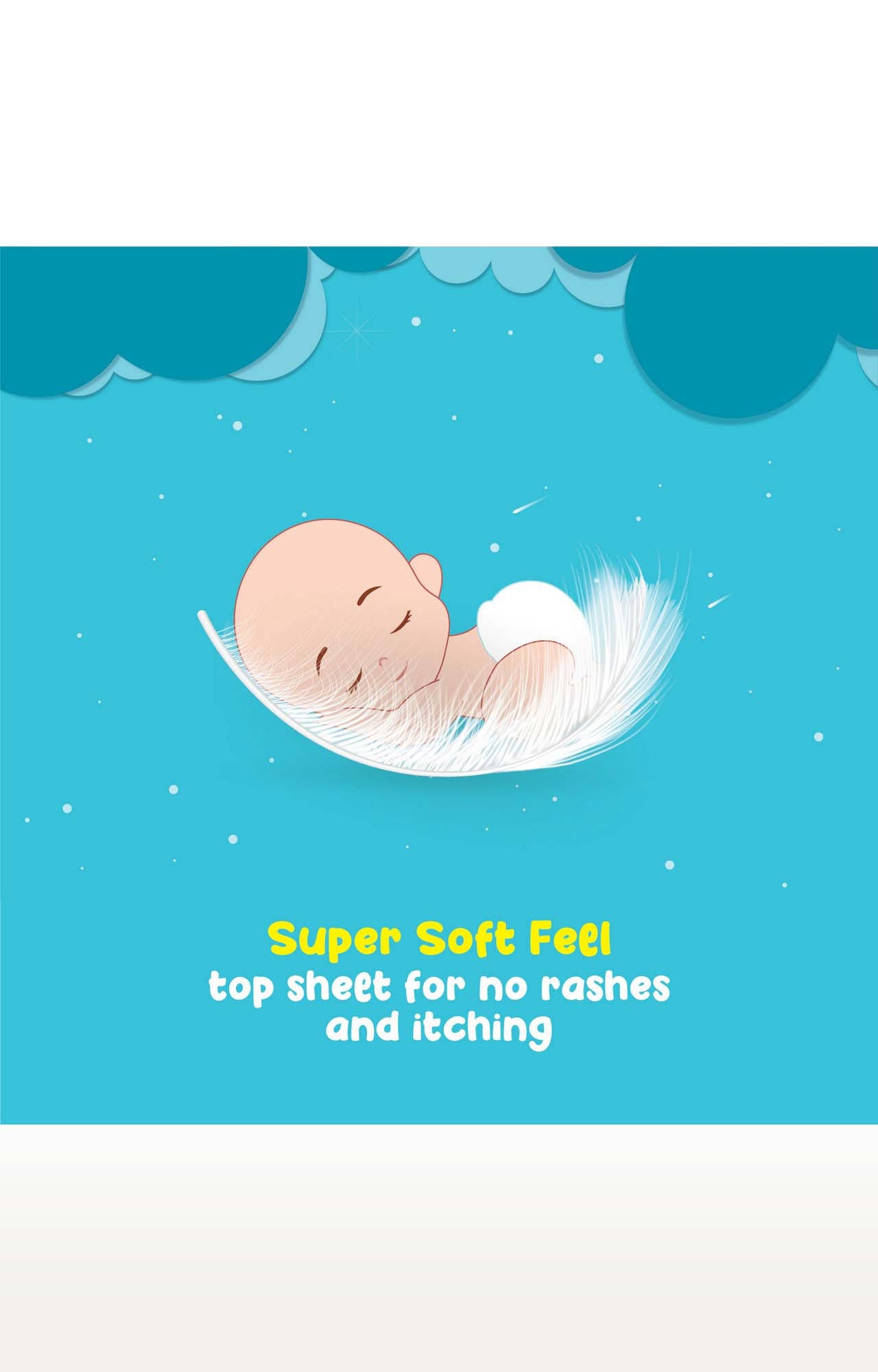 Super Cute's | Super Cute's Wonderthinz Diaper - Medium (5-8 Kg) 29 Pieces 4