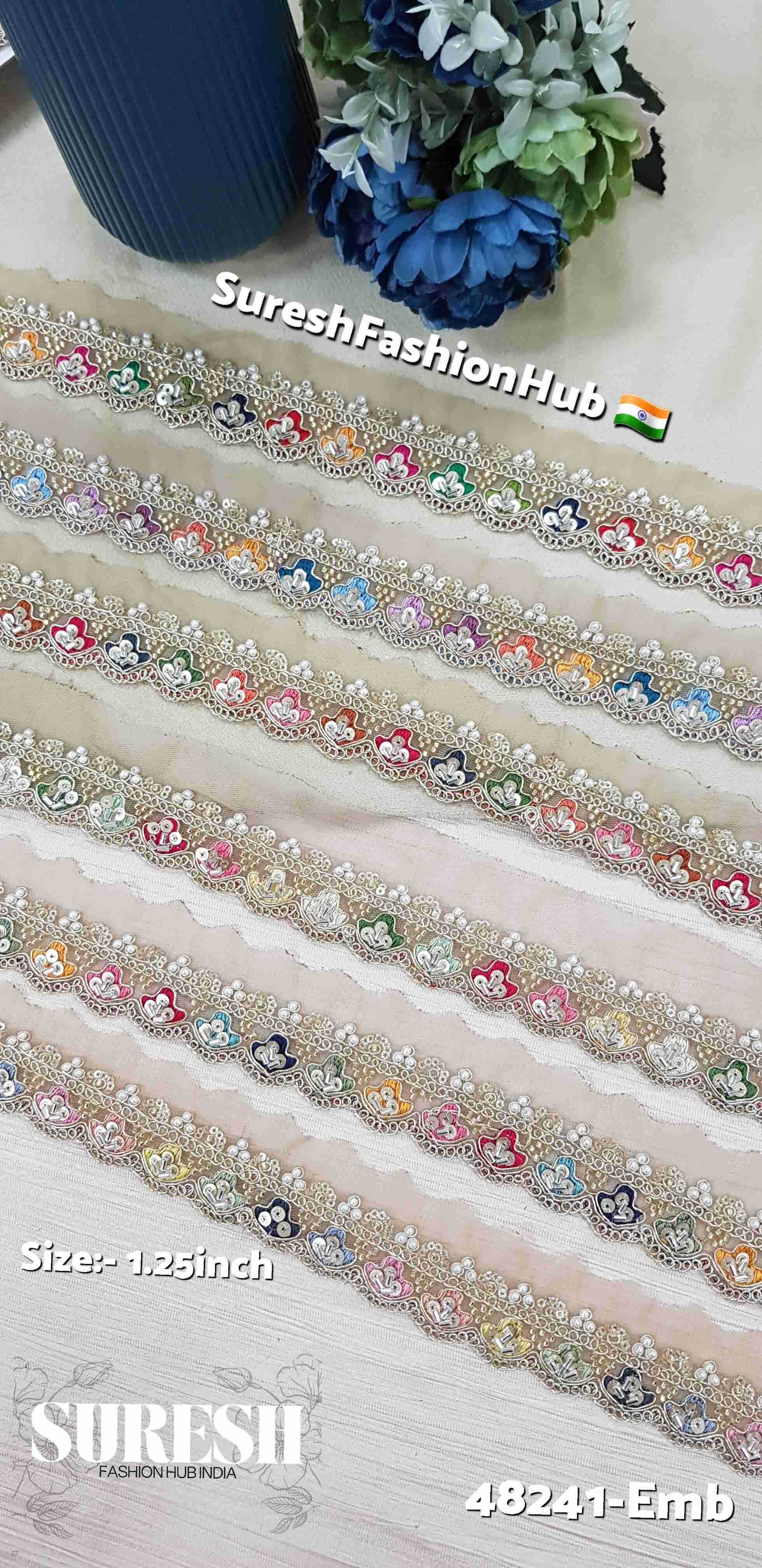 Ethereal Petals Designer Lace