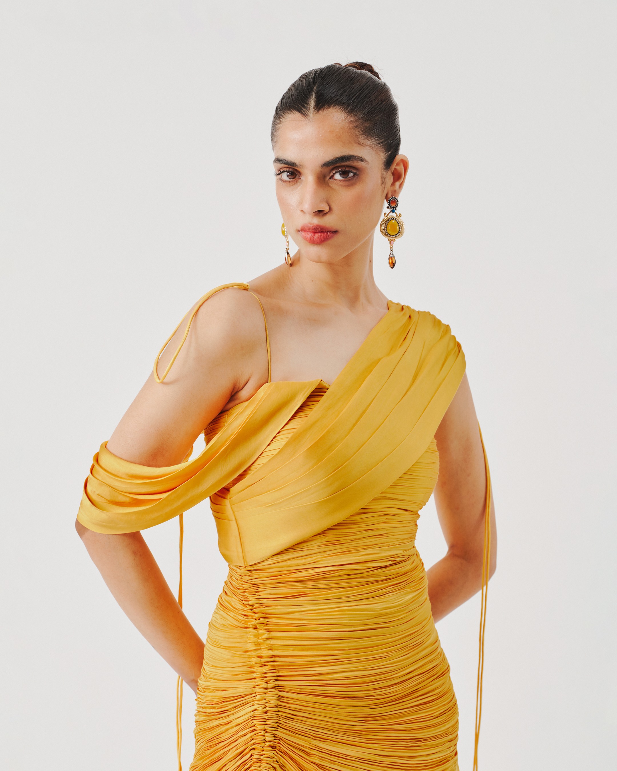 ray dress in gold Yellow roberto cavalli clothes men