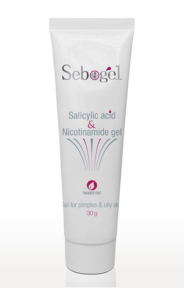 Sebogel Salicylic Acid & Nicotinamide Gel for Pimples and Oily Skin, 30gm