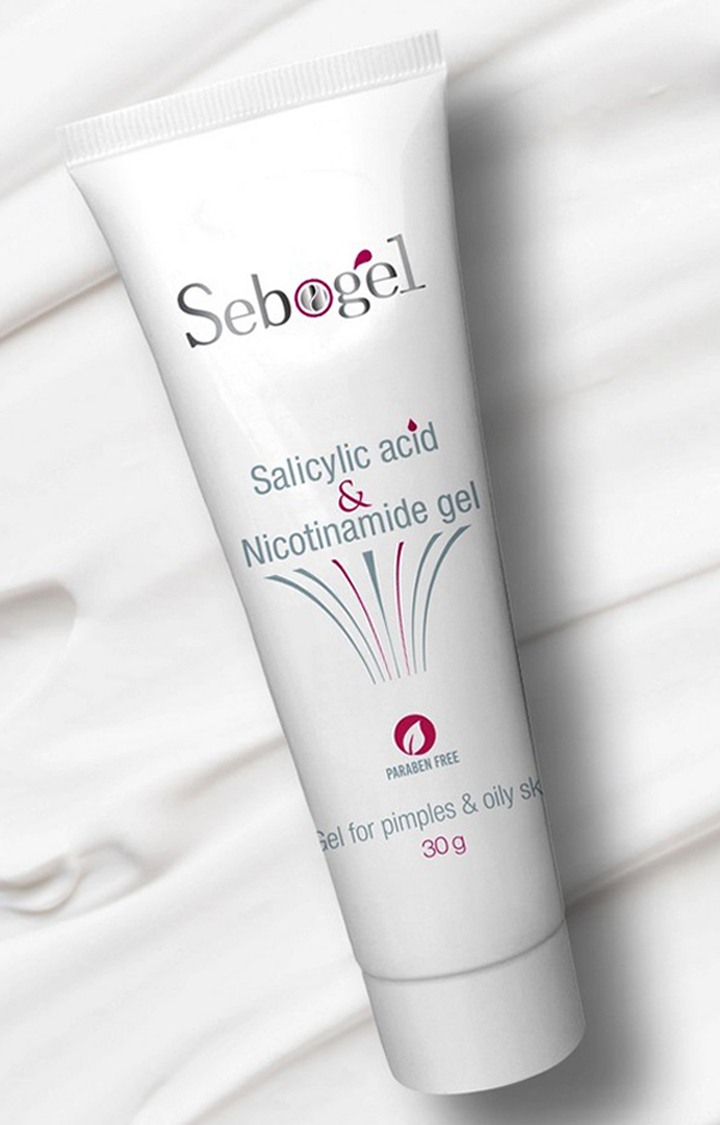 Sebogel Salicylic Acid & Nicotinamide Gel for Pimples and Oily Skin : 30gm : Pack of 06