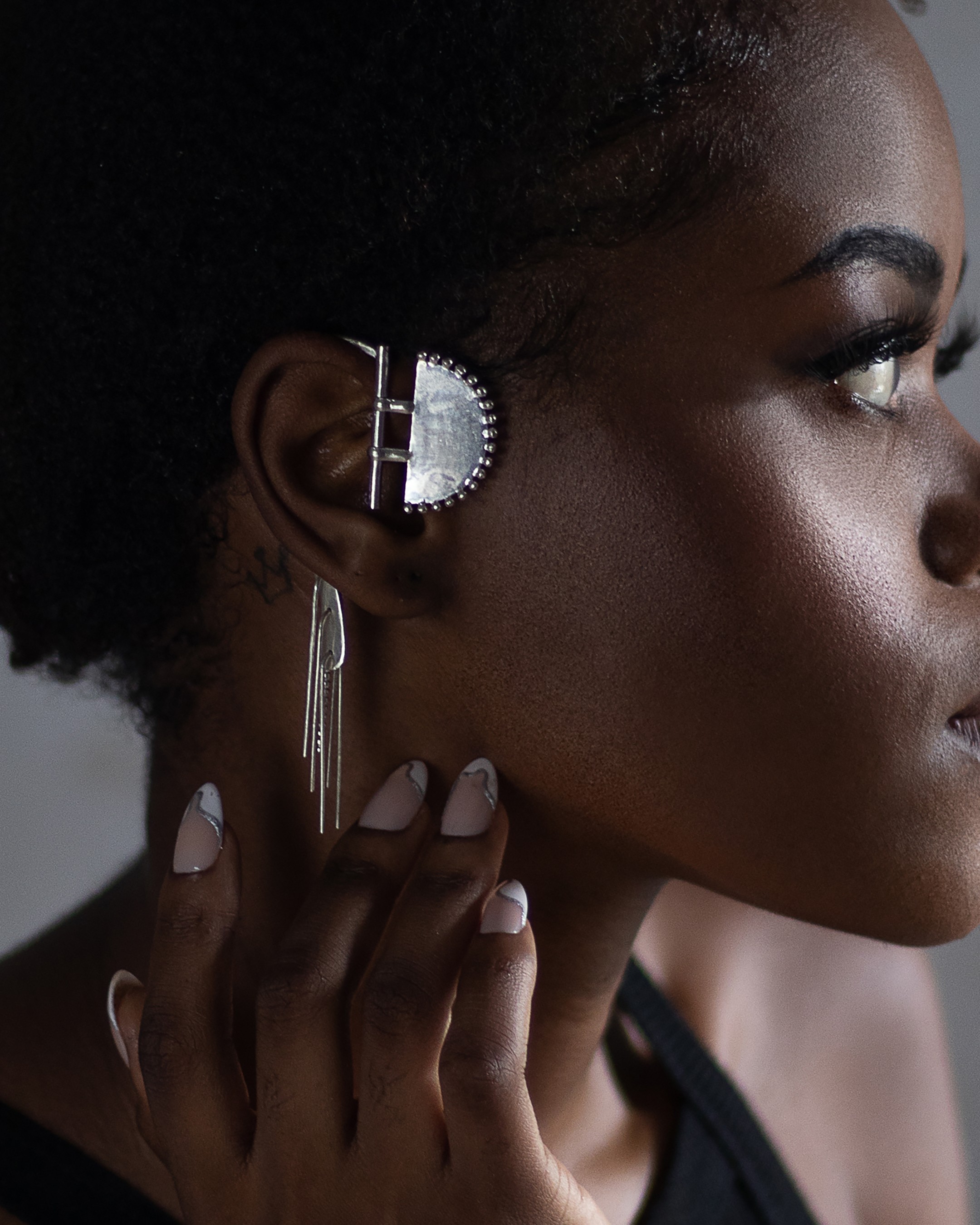 Sejal Ear  Cuff With Danglers (Cost Includes Danglers)