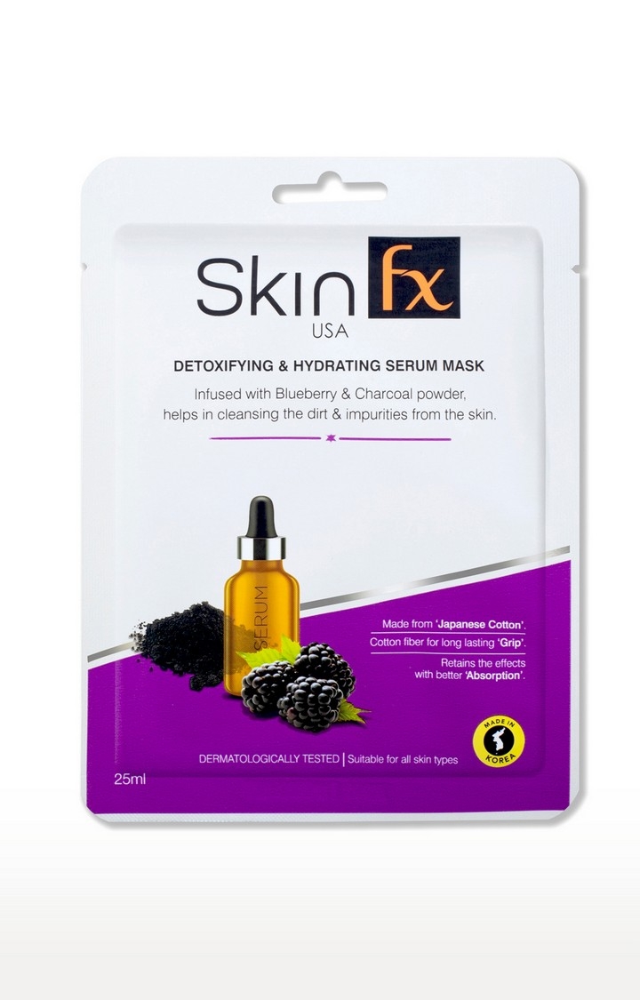 Skin Fx | Skin Fx Detoxifying & Hydrating Serum Mask Pack of 1 0