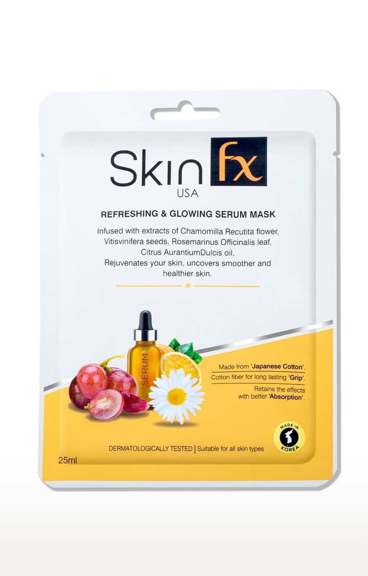 Skin Fx | Skin Fx Refreshing & Glowing Serum Mask Pack of 2 1