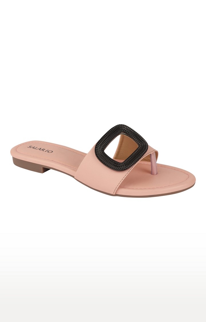 SALARIO | Pink Slip On Sandals 0
