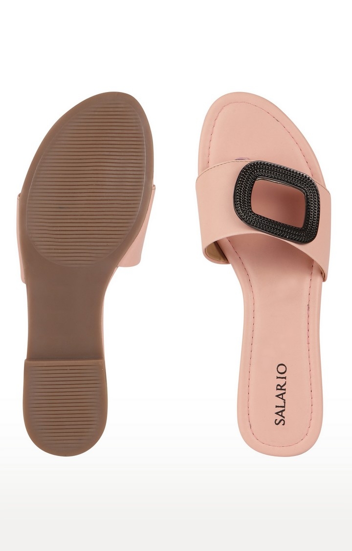 SALARIO | Pink Slip On Sandals 3