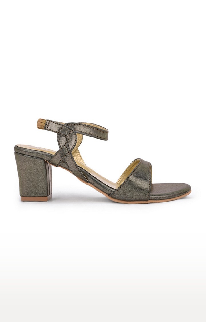 SALARIO | Metallic Backstrap Sandals 1