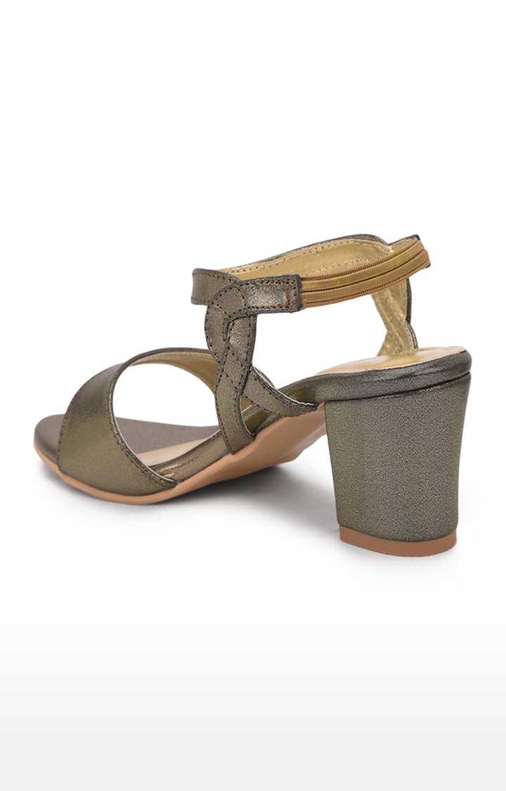 SALARIO | Metallic Backstrap Sandals 2