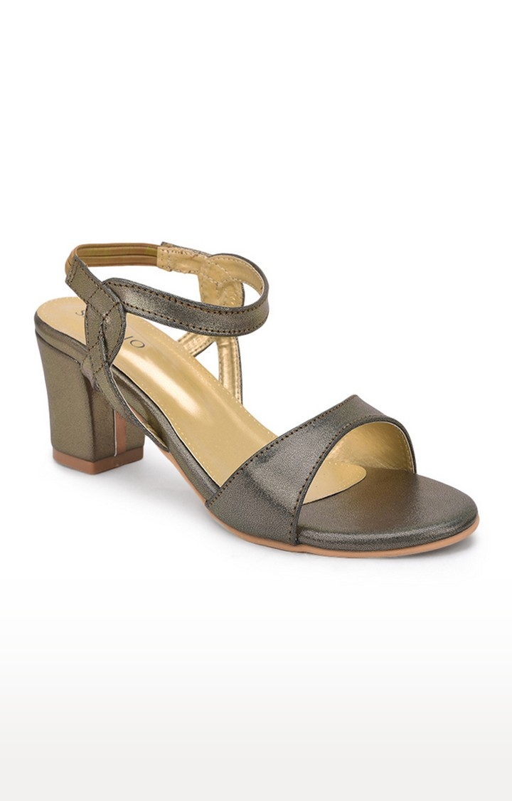 SALARIO | Metallic Backstrap Sandals 0