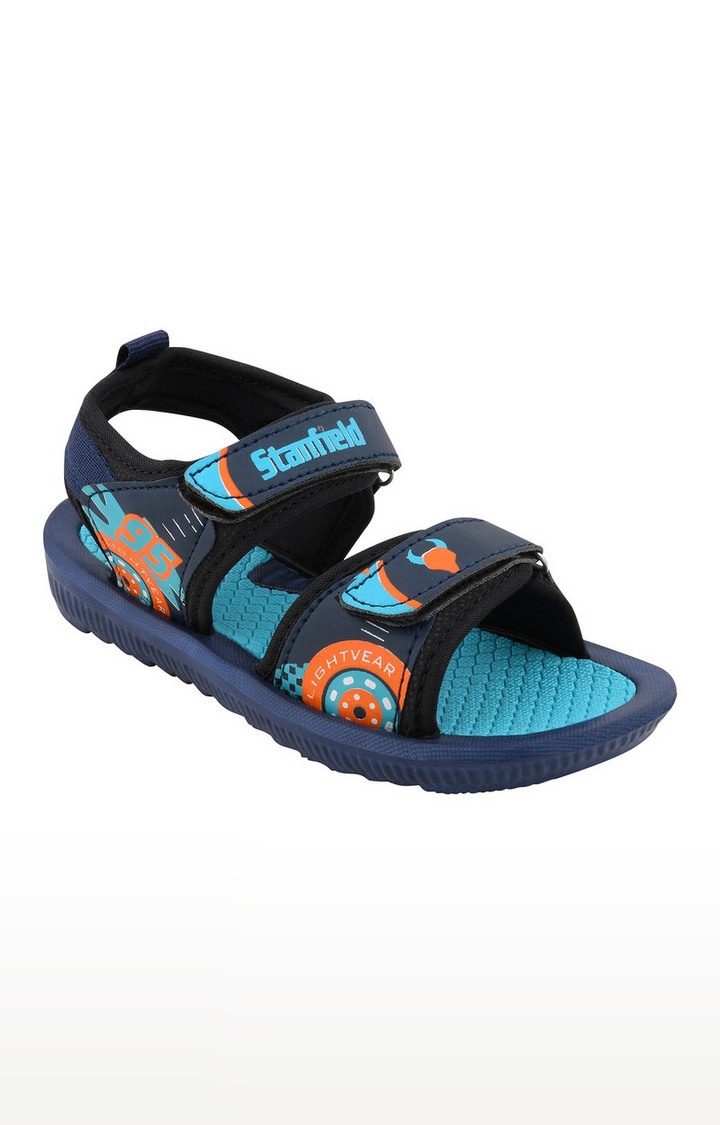 Stanfield | Stanfield Kids Unisex Sandal Blue & Navy 0