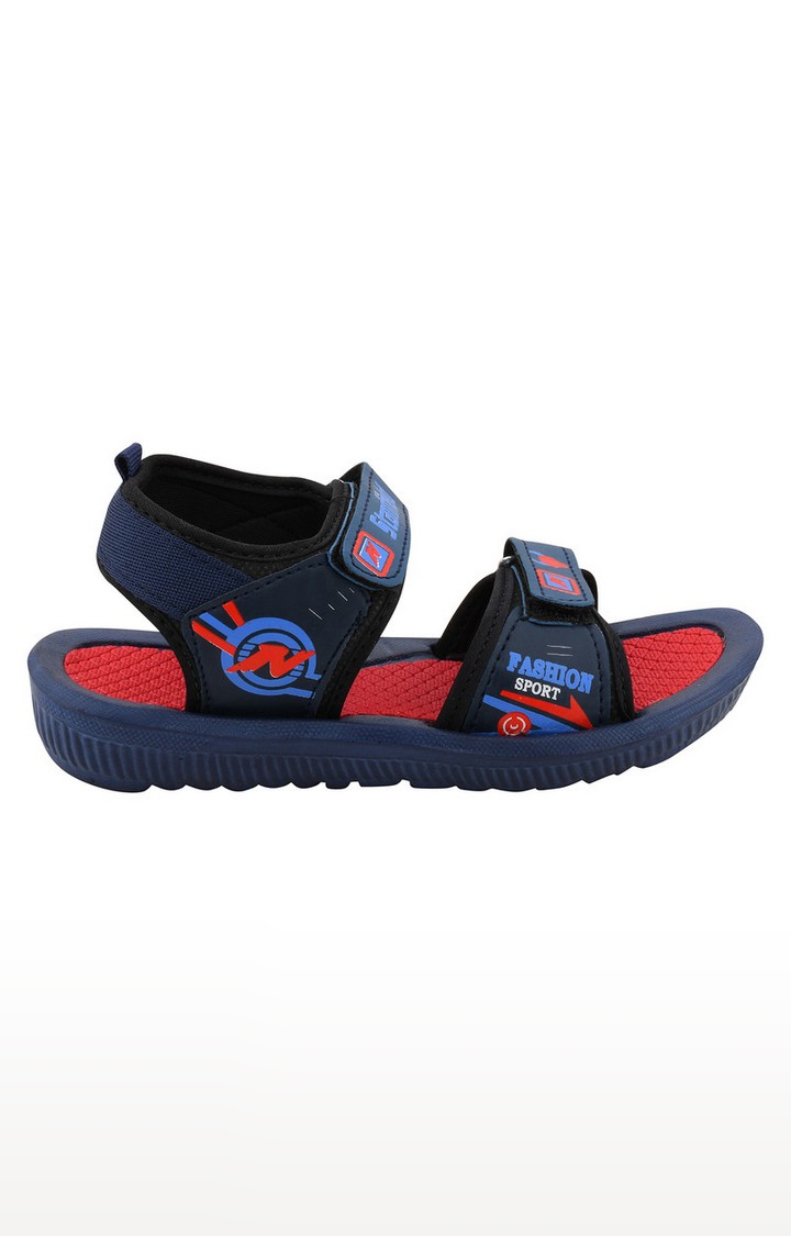 Stanfield Kids Unisex Sandal Red & Blue