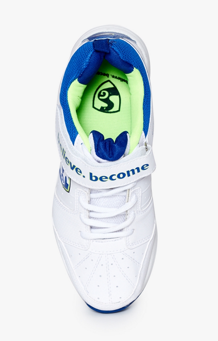 SG | Blue and White Cricket Shoes 3