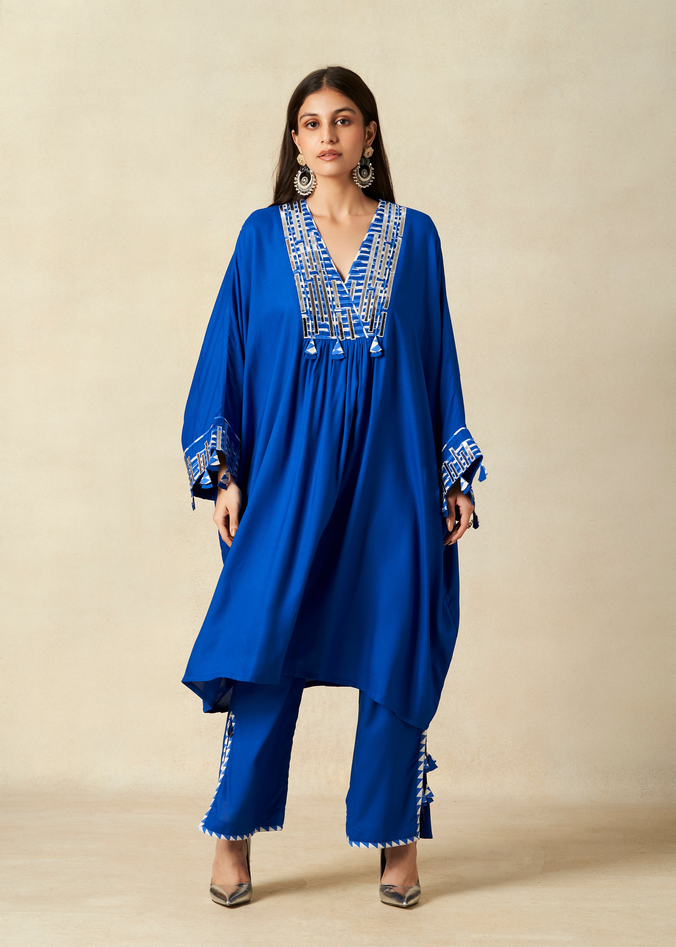 Royal Blue Kaftan Tunic