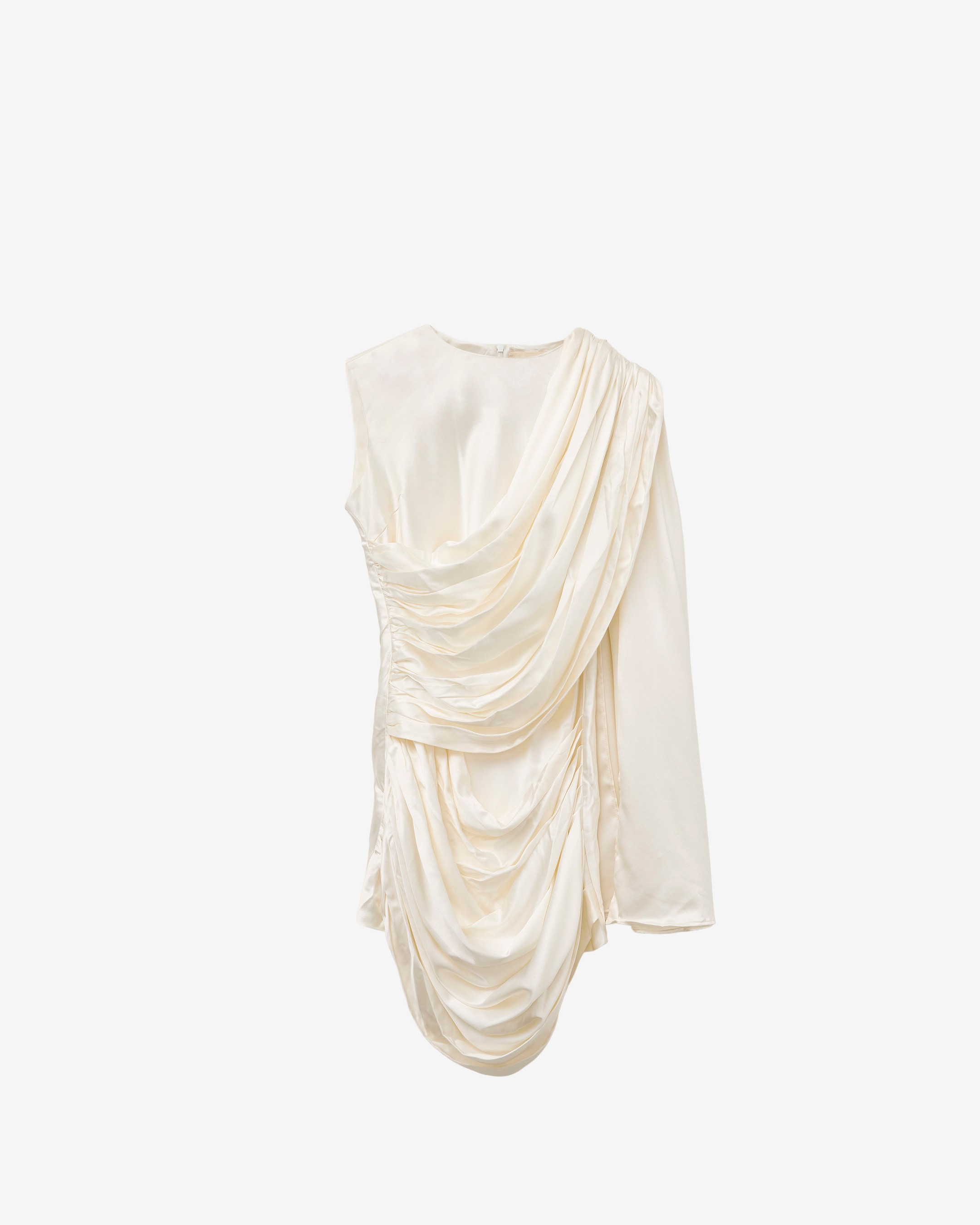 Silk Satin Saree Dress