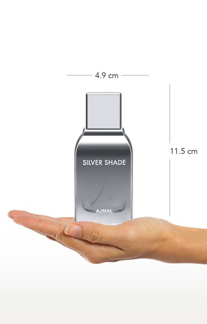 Ajmal Silver Shade EDP Perfume 100ml for Men and Aurum Femme Deodorant Fruity Fragrance 200ml for WoMen