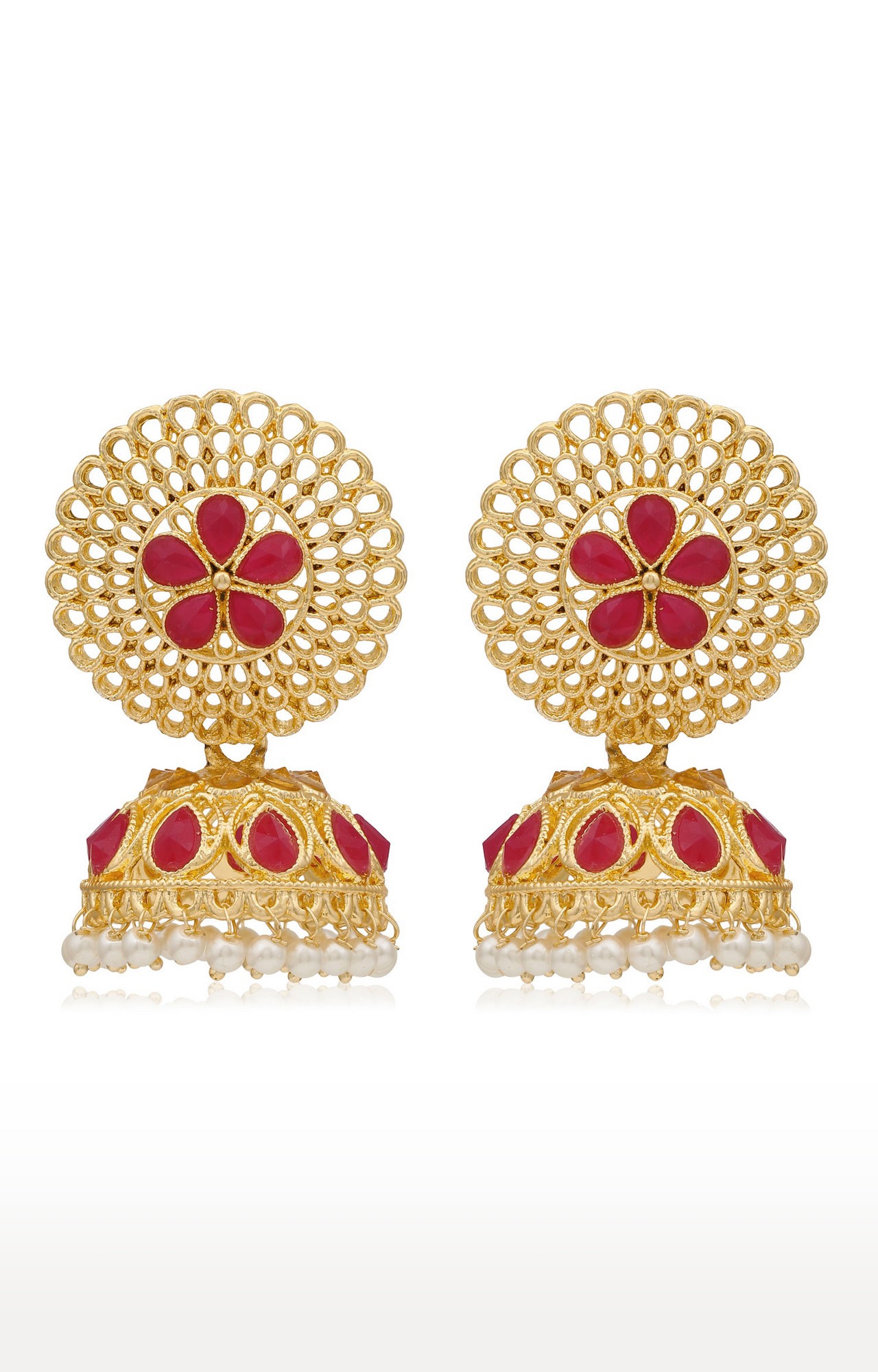 SUKKHI | Sukkhi Glamorous Gold Plated Pearl Jhumki Earring For Women 0