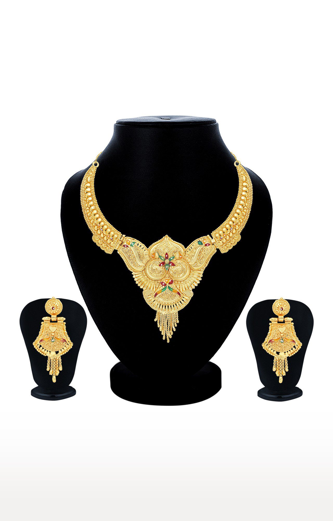 24 karat gold choker necklace deals