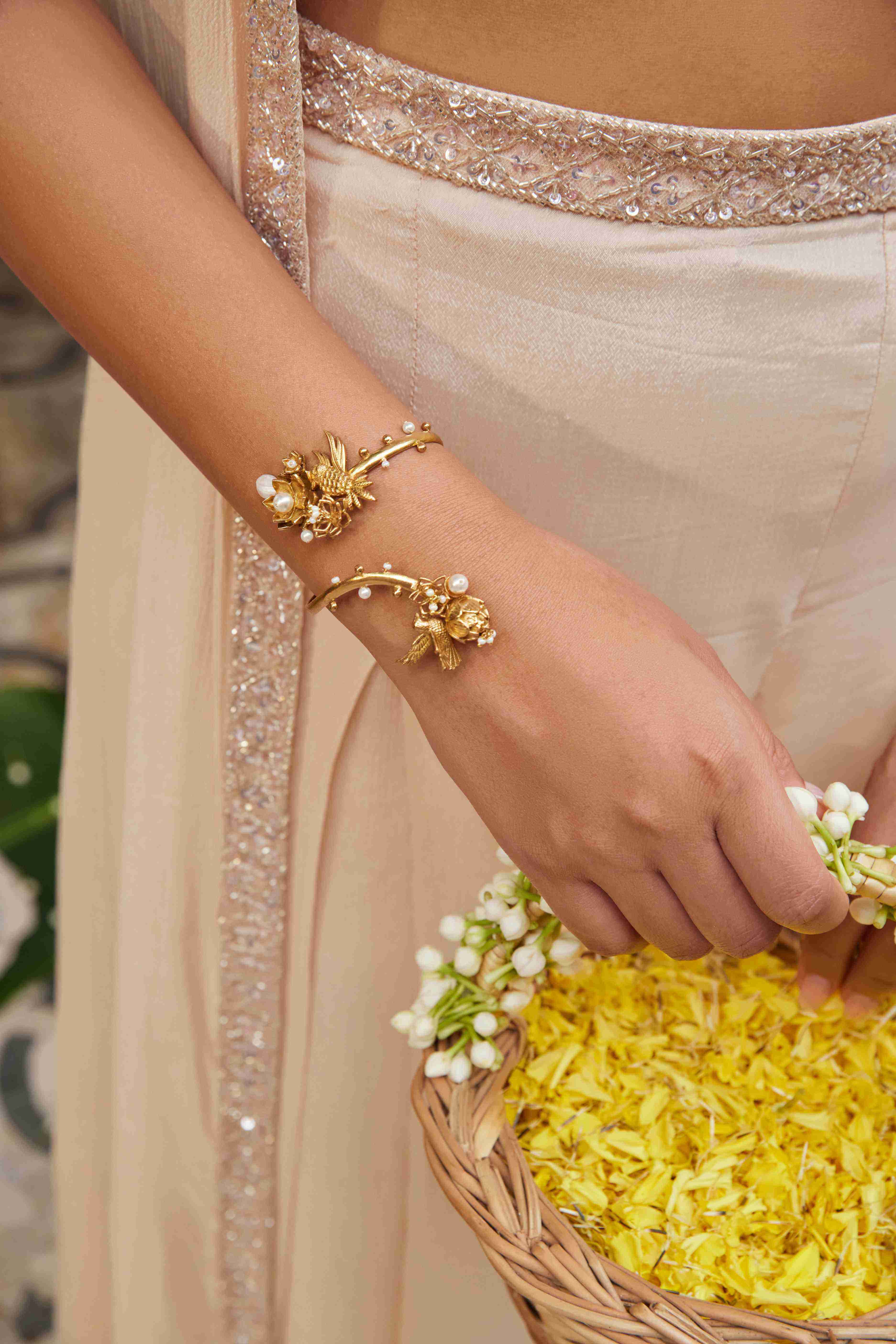 Udhtee Chidiyaa Cuff Bracelet
