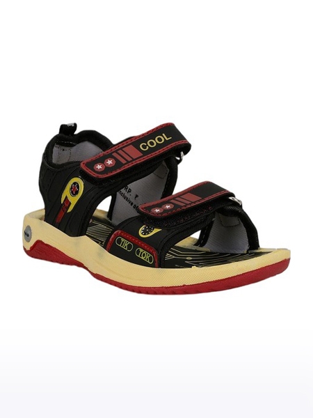 Campus Shoes | Boys Black SL 210 Sandal 0