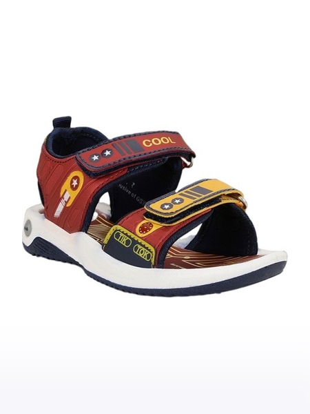 Campus Shoes | Girls Red SL 210 Sandal 0