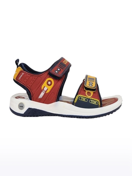 Campus Shoes | Girls Red SL 210 Sandal 1