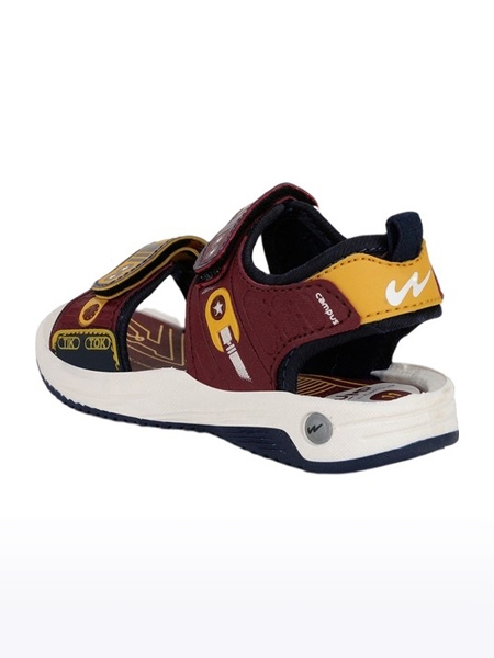 Campus Shoes | Boys Red SL 310 Sandal 2
