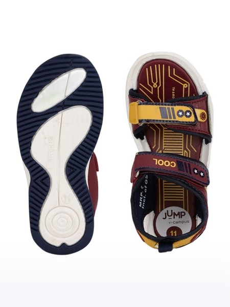 Campus Shoes | Boys Red SL 310 Sandal 3