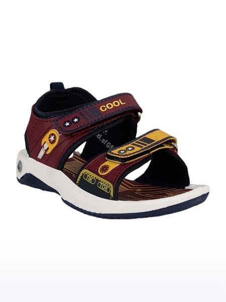 Campus Shoes | Boys Red SL 310 Sandal 0