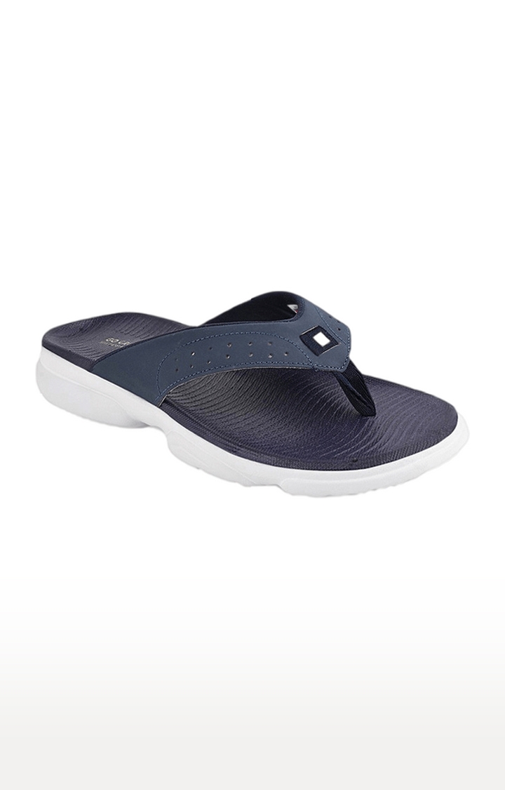 Campus Shoes | Men's Sl-405A Blue Synthetic Slippers 0