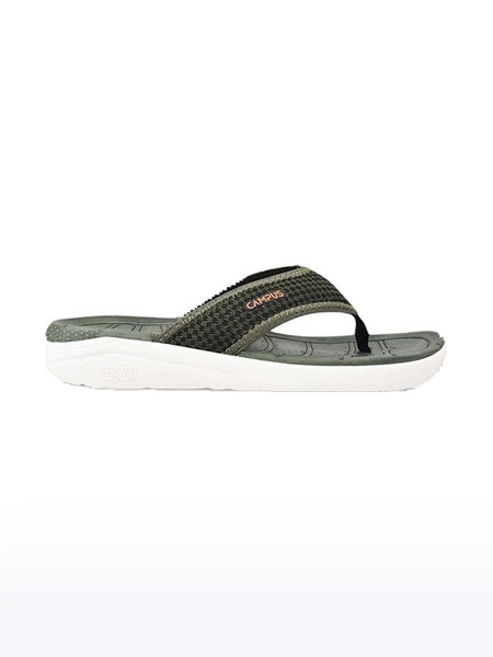 Campus Shoes | Men's Green SL 406 Slippers 1