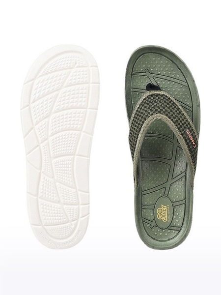 Campus Shoes | Men's Green SL 406 Slippers 3