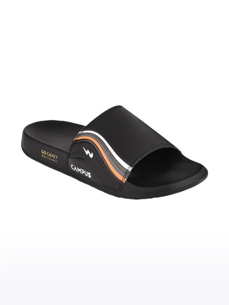 Campus Shoes | Men's Black SL 417A Flip Flops 0