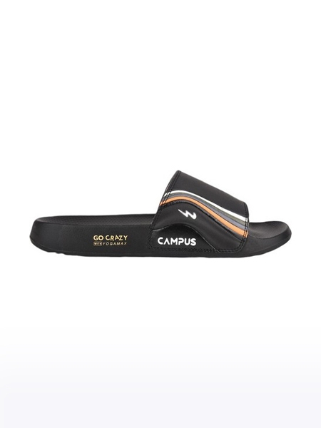Campus Shoes | Men's Black SL 417A Flip Flops 1