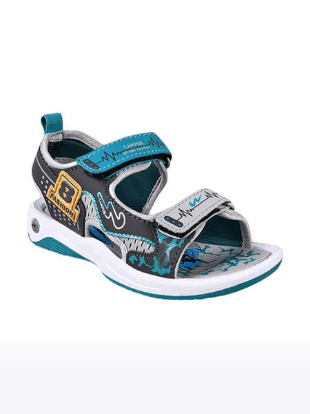 Unisex Kids Grey Synthetic Sandals