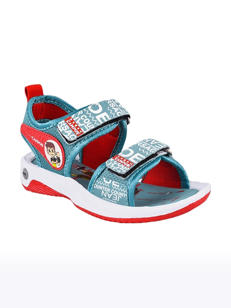 Unisex Kids Blue Synthetic Sandals