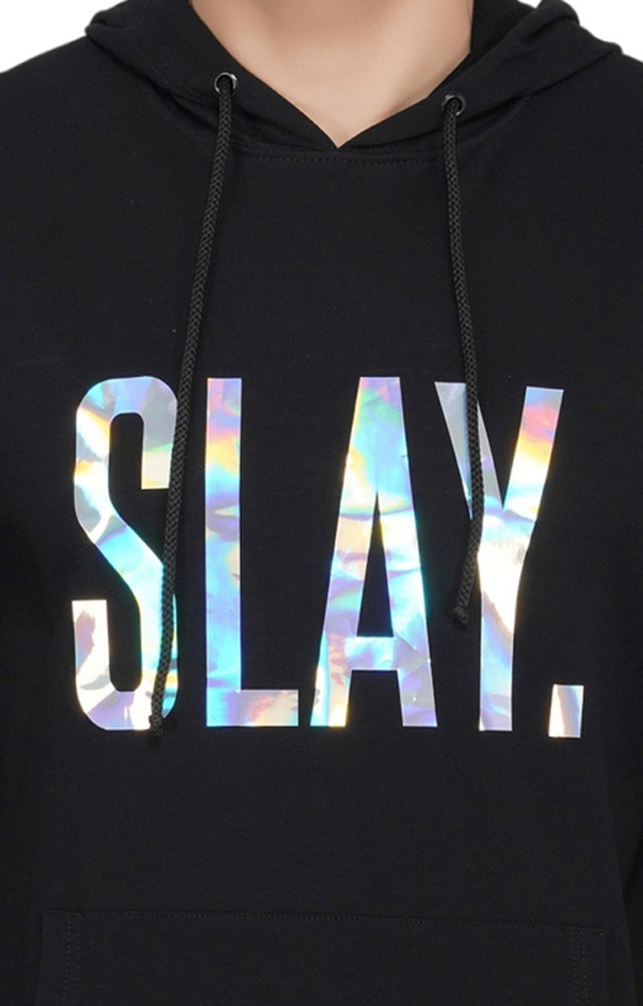 Men's Black Cotton Typographic Tracksuits