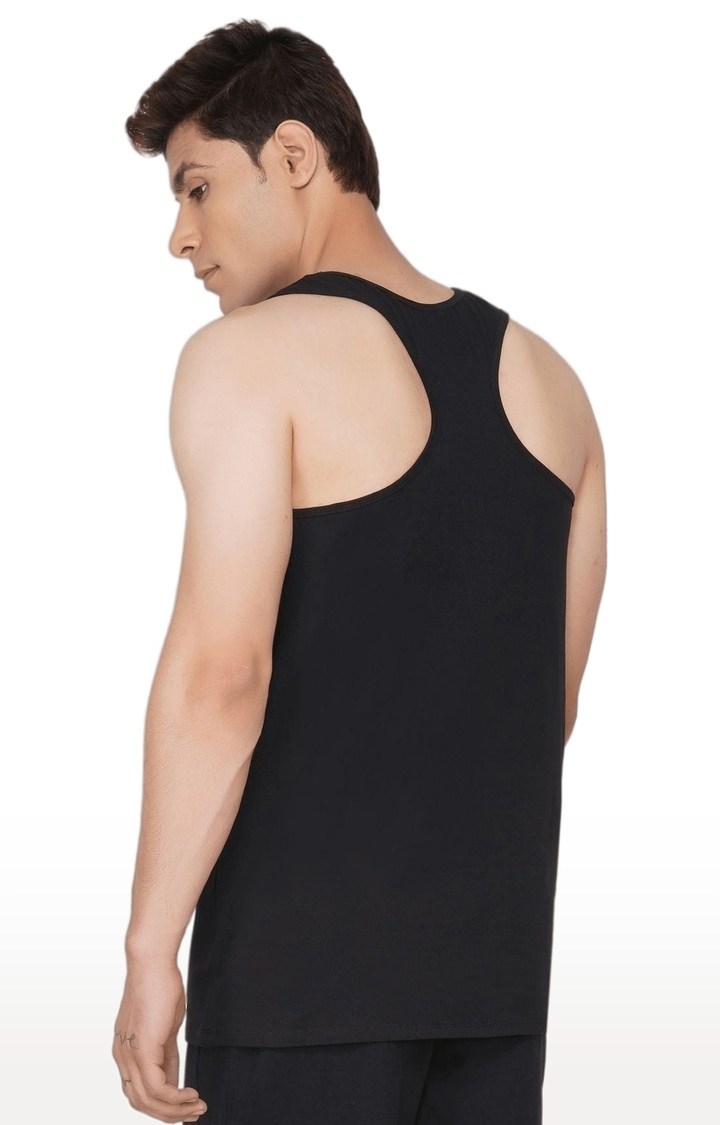 Men's BALLIN' Edition Printed Black Vest