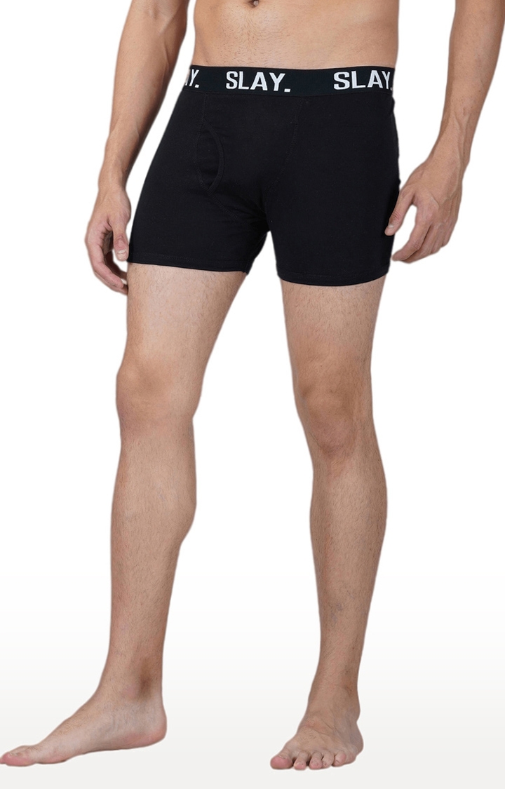 SLAY | Men's Black Underwear Trunks