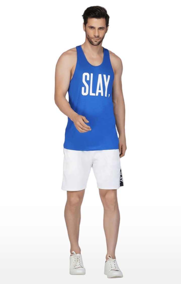 SLAY | Men's Blue Gym Vest