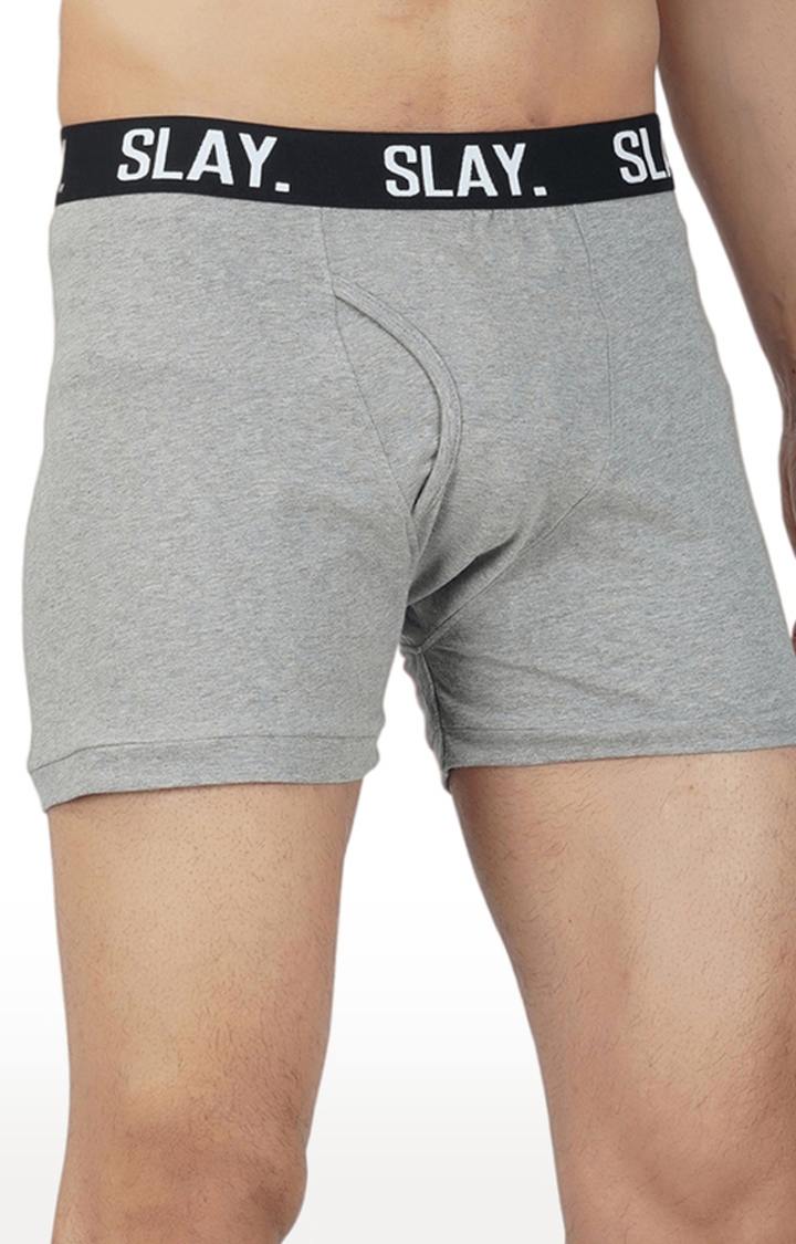 Men's Grey Underwear Trunks