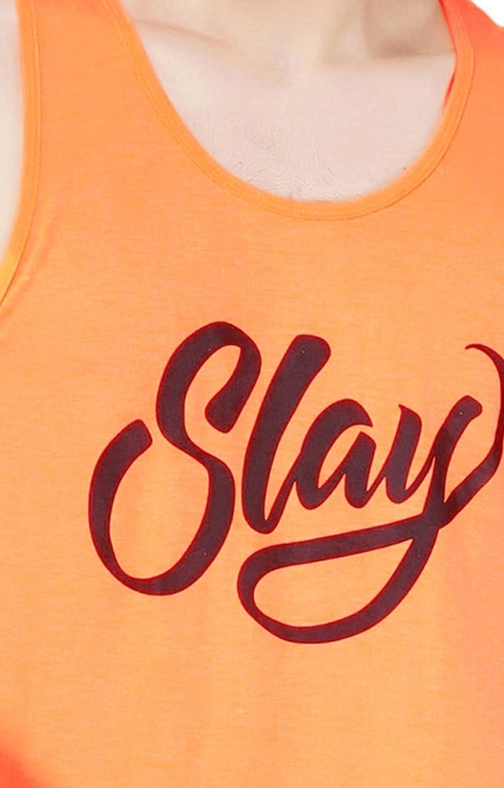 Men's Neon Orange Vest