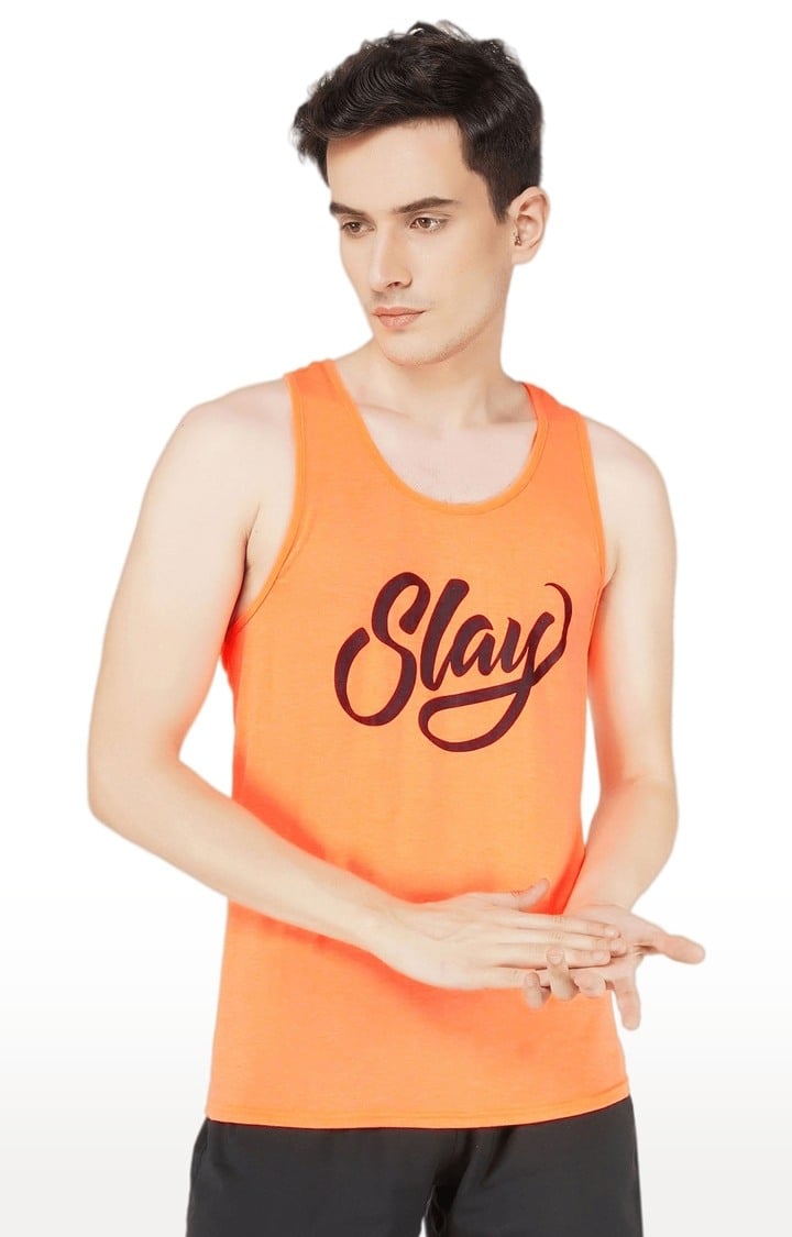 Men's Neon Orange Vest